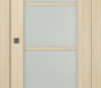 Avon 4 Lite Vetro Loire Ash Modern Interior Pocket Door by Belldinni