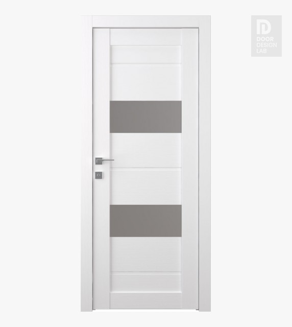 Vita Vetro Bianco Noble Modern Interior Door by Belldinni