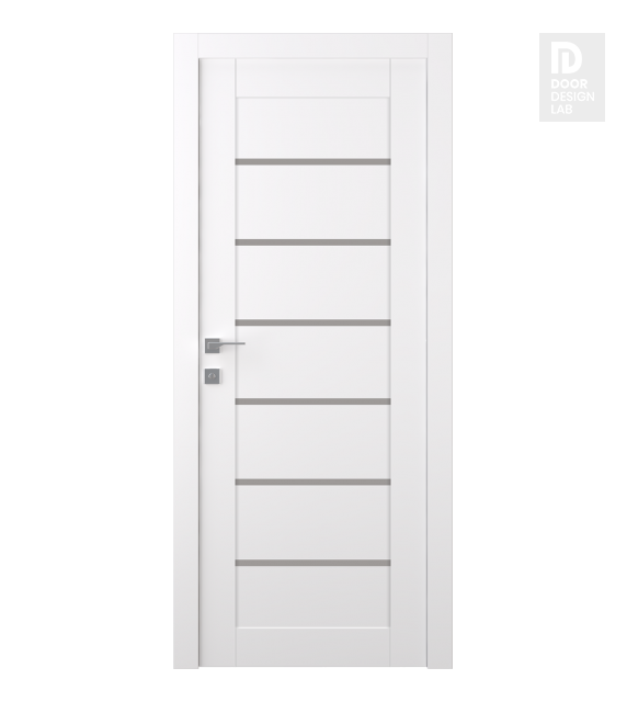 Alba Snow White Modern Interior Door by Belldinni