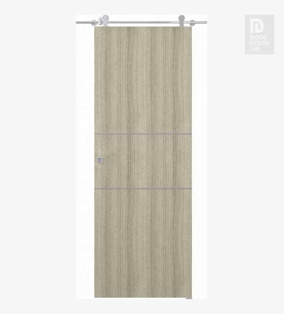 Optima 2H Shambor Modern Interior Barn Door by Belldinni