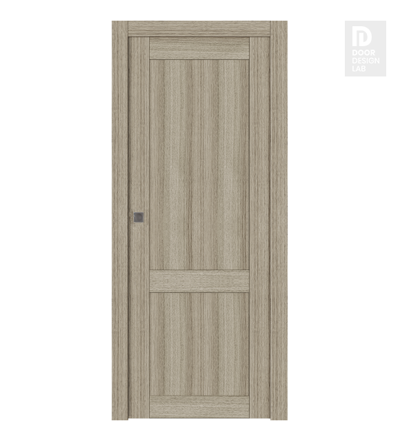 Shaker 2 Panel Shambor Modern Interior Pocket Door by Belldinni