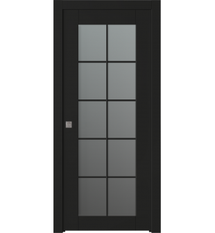 Avon 10 Lite Vetro Black Matte Pocket doors