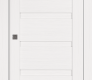 Louver Bianco Noble Modern Interior Pocket Door by Belldinni
