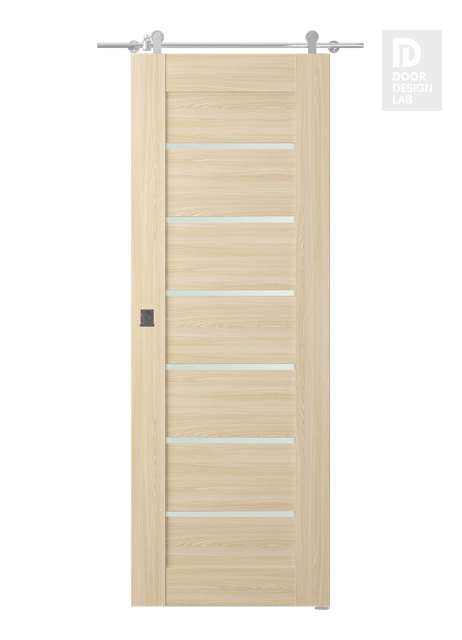 Avon 07-02 Vetro Loire Ash Modern Interior Barn Door by Belldinni