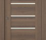 Avon 07-02 Vetro Pecan Nutwood Modern Interior Pocket Door by Belldinni
