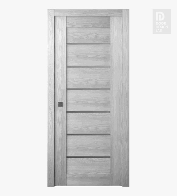 Avon 07-02 Vetro Ribeira Ash Modern Interior Pocket Door by Belldinni