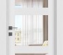 Palladio 3 Lite Clear Vetro Bianco Noble Modern Interior Door by Belldinni