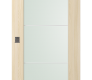 Avon 202 4H Vetro Loire Ash Modern Interior Barn Door by Belldinni