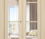 Avon 4 Lite Clear Vetro Loire Ash Modern Interior Bifold Doors by Belldinni