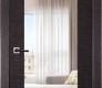 Avanti 207 Clear Vetro Black Apricot Modern Interior Door by Belldinni