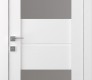 Vita Vetro Bianco Noble Modern Interior Door by Belldinni