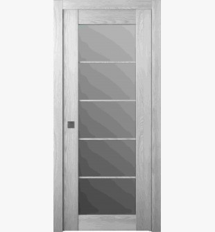 Avon 5 Lite Vetro Ribeira Ash Pocket doors