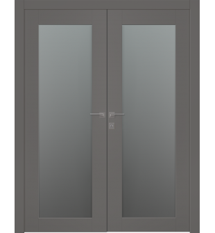 Avon 207 Vetro Gray Matte Double doors
