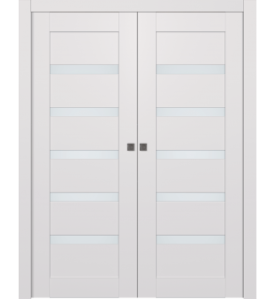 Avon 07-04 Vetro Snow White Double pocket doors