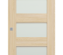 Avon 07-07 Vetro Loire Ash Modern Interior Barn Door by Belldinni