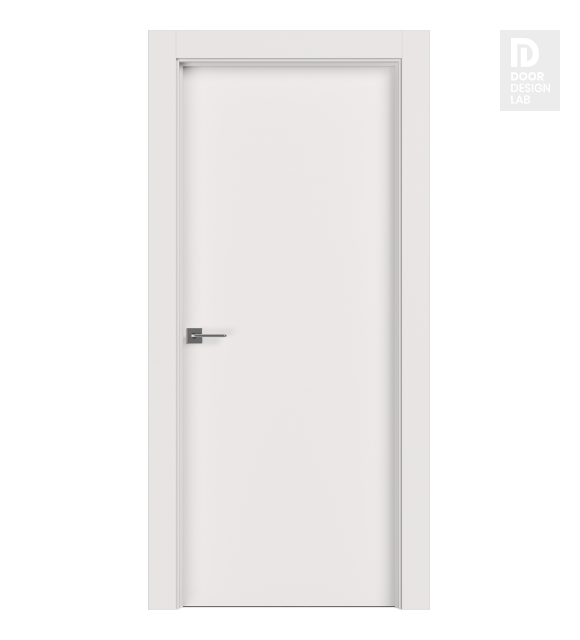 20 Min Fire Rated Bianco Noble Modern Interior Door by Belldinni