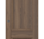 Oxford Duo 07 R Pecan Nutwood Modern Interior Barn Door by Belldinni