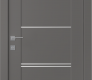 Avon 07 3H Gray Matte Modern Interior Door by Belldinni