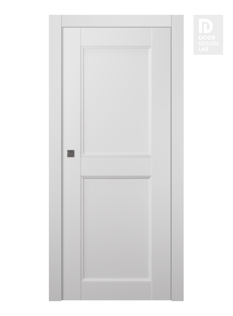 Oxford Uno 07 Rn Snow White Modern Interior Pocket Door by Belldinni