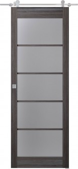 Palladio 5 Lite Vetro Gray Oak