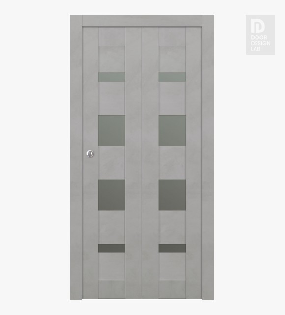 Avon 07-01 Vetro Light Urban Modern Interior Bifold Doors by Belldinni