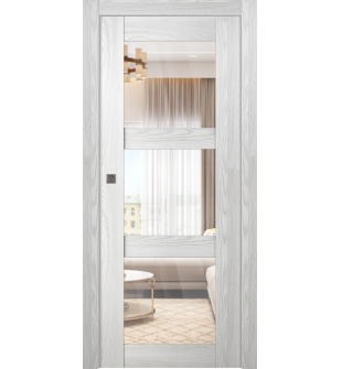 Avon 3 Lite Clear Vetro Ribeira Ash Pocket doors