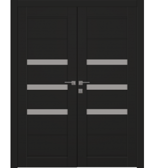 Rita Vetro Black Matte Double doors