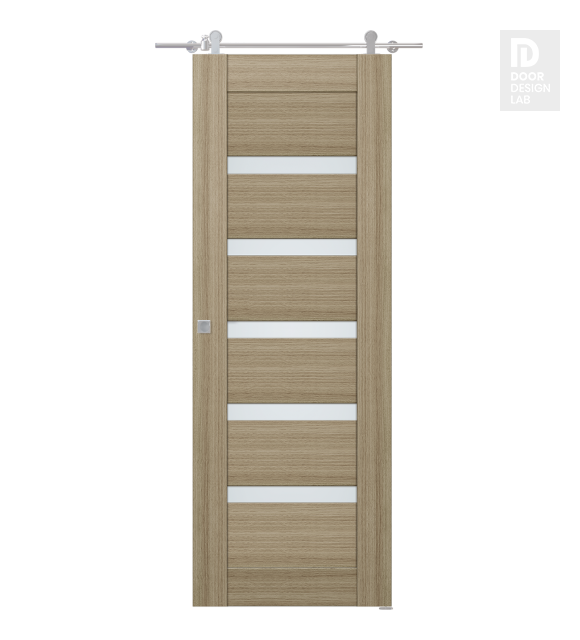 Avon 07-04 Vetro Shambor Modern Interior Barn Door by Belldinni