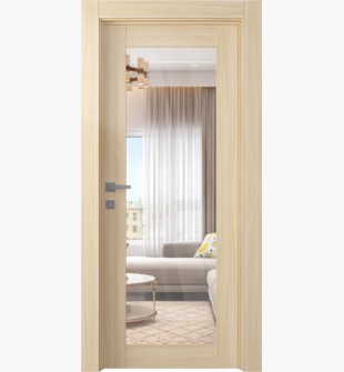 Avon 207 Clear Vetro Loire Ash Single Doors