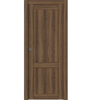 Shaker 2 Panel Pecan Nutwood Pocket doors