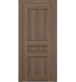 Oxford Uno 07 2R Pecan Nutwood Pocket doors