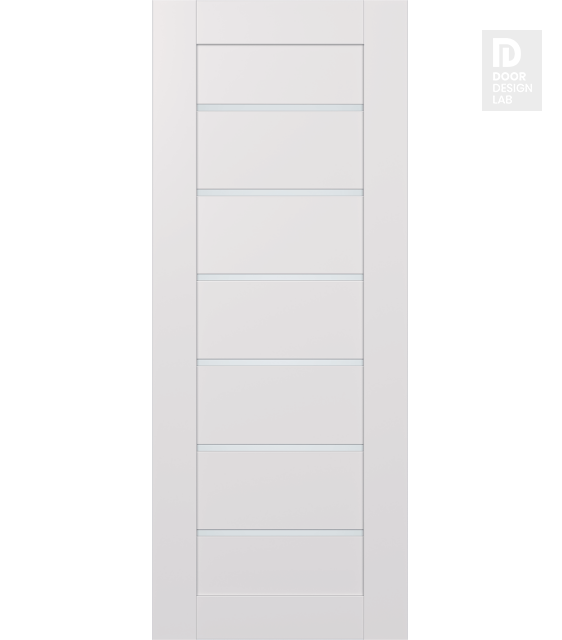 Modern Interior DOOR SLAB AVON 07-02 VETRO SNOW WHITE 24" X 80" X 1 3/4"