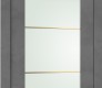 Avon 202 4H Gold Strips Vetro Dark Urban Double doors