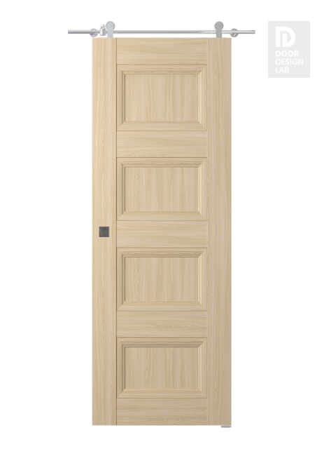 Oxford Duo 07 3R Loire Ash Modern Interior Barn Door by Belldinni