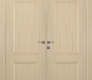 Oxford Duo 07 R Loire Ash Modern Interior Double Swing Doors by Belldinni