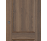Oxford Uno 07 R Pecan Nutwood Modern Interior Barn Door by Belldinni