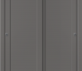 Shaker 1 Panel Gray Matte Modern Interior Bypass Doors by Belldinni