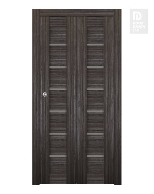 Alba Gray Oak Modern Interior Bifold Doors by Belldinni