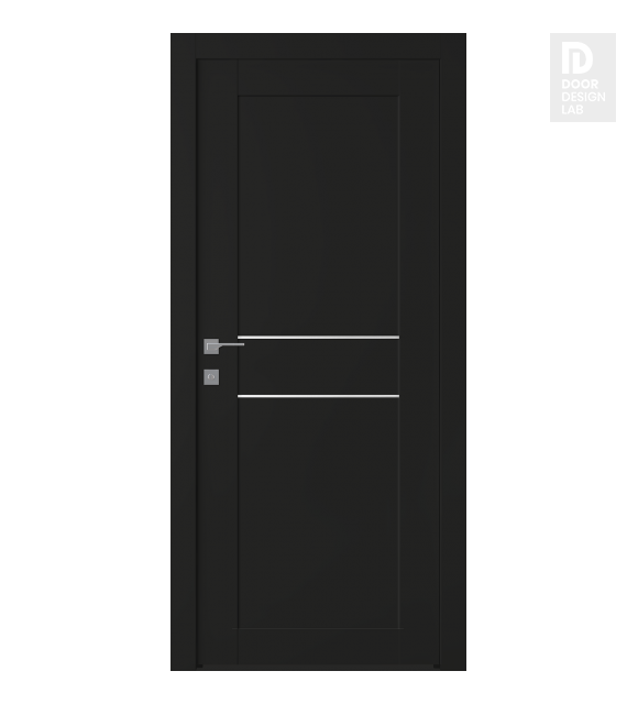 Avon 07 2Hn Black Matte Modern Interior Door by Belldinni