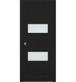 Berta Vetro Black Matte Pocket doors