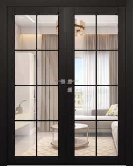 Avon 8 Lite Clear Vetro Black Matte