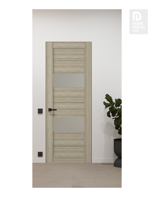 Berta Vetro Shambor Modern Interior Frameless Door by Belldinni