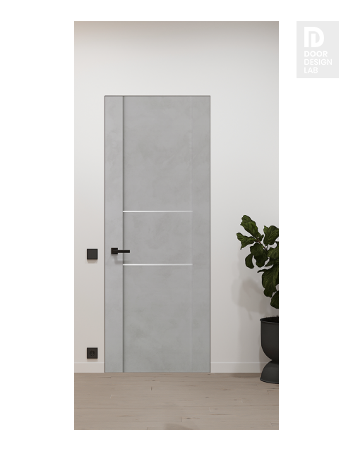 Avon 01 2H Light Urban Modern Interior Frameless Door by Belldinni