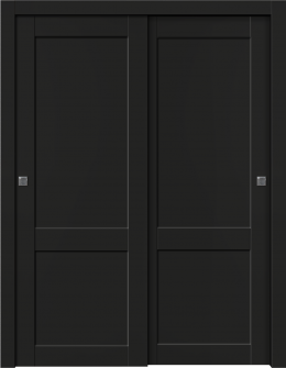 Shaker 2 Panel Black Matte