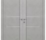 Avon 01 2Hn Light Urban Modern Interior Double Swing Doors by Belldinni