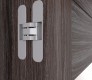 Vita Vetro Gray Oak Double doors