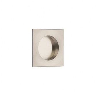 EMTEK FLUSH PULL SQUARE PASSAGE SATIN NICKEL (US15) 2213