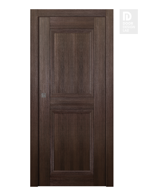 Oxford Duo 07 Rn Veralinga Oak Modern Interior Pocket Door by Belldinni