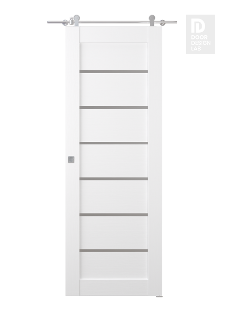 Alba Bianco Noble Modern Interior Barn Door by Belldinni