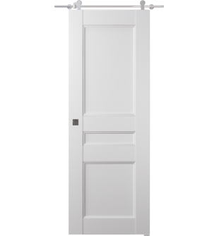 Oxford Uno 07 2R Snow White Barn doors